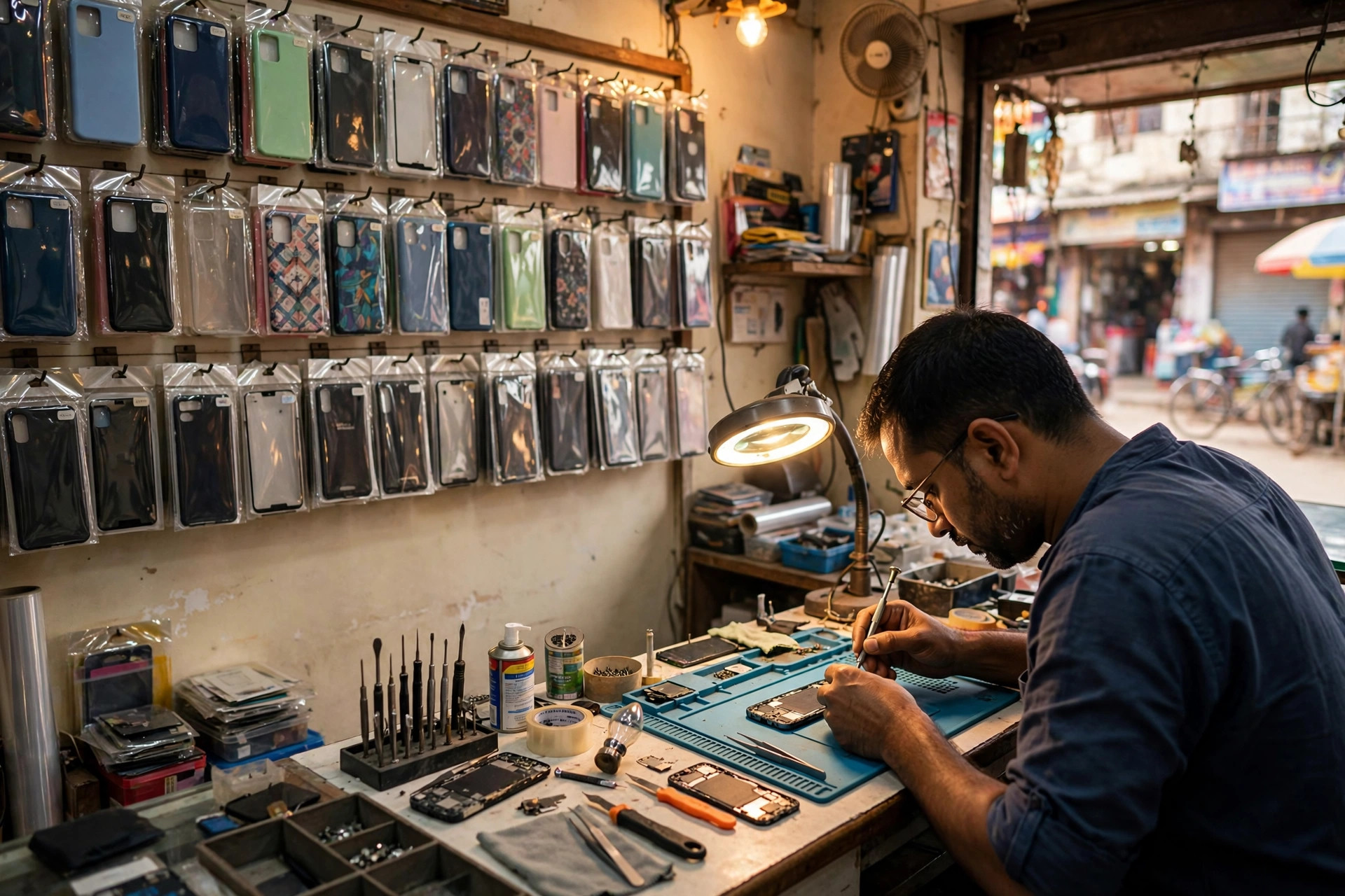 Sample mobile repair shop