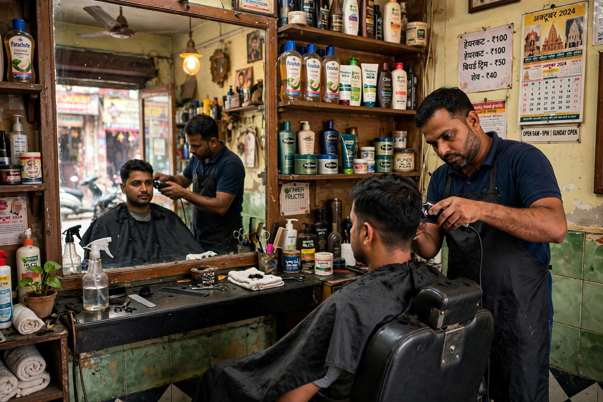 Sample men's salon
